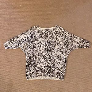 DANA BUCHMAN Cheetah Dolman Sweater